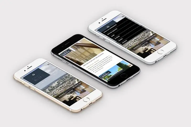 site immobilier responsive design