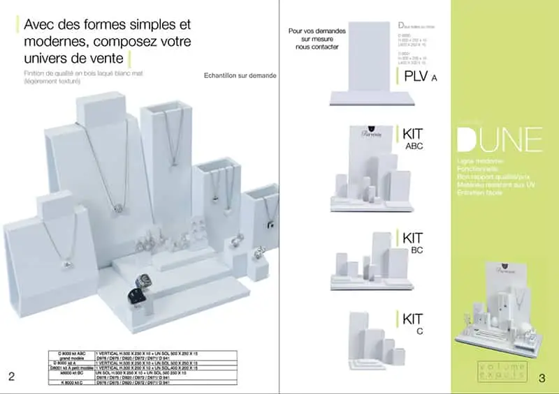 Double page catalogue avant